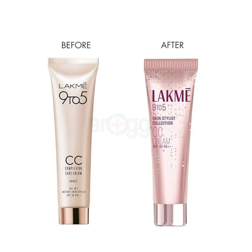 Lakmé  9 To 5 Complexion Care Face CC Cream (Shade- 02 Honey) 30g