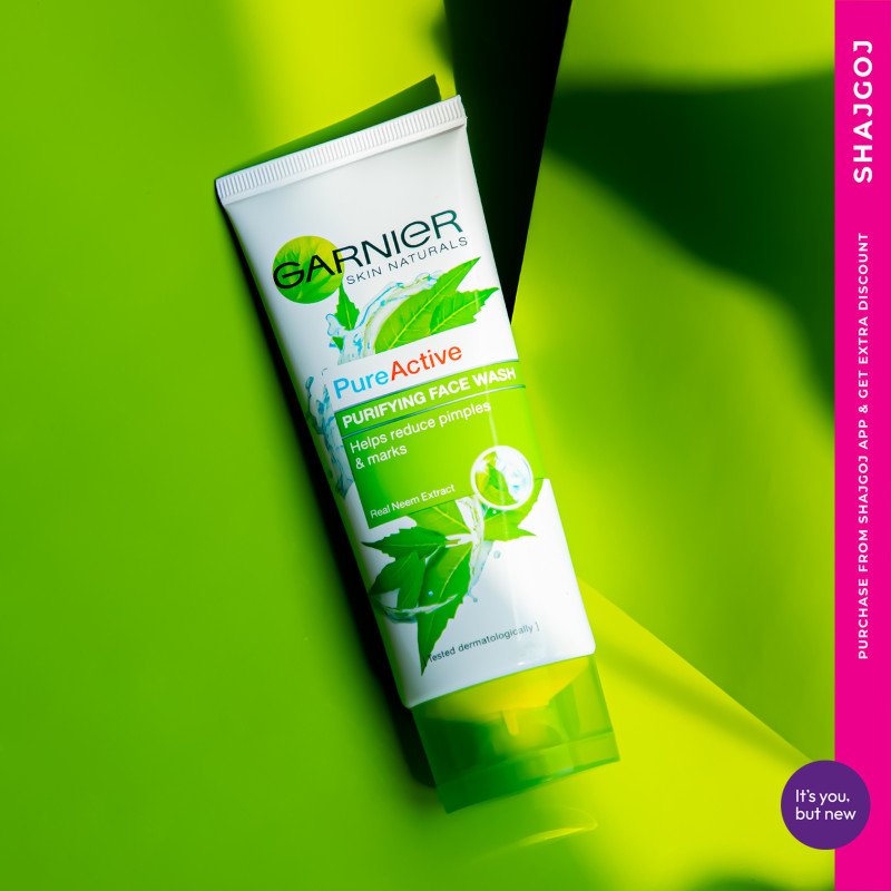 Garnier Pure Active Purifying Face Wash 100g