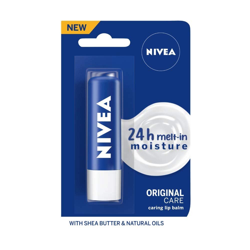 Nivea Long Lasting Moisture Caring lip Balm (Essential ) 4.8g