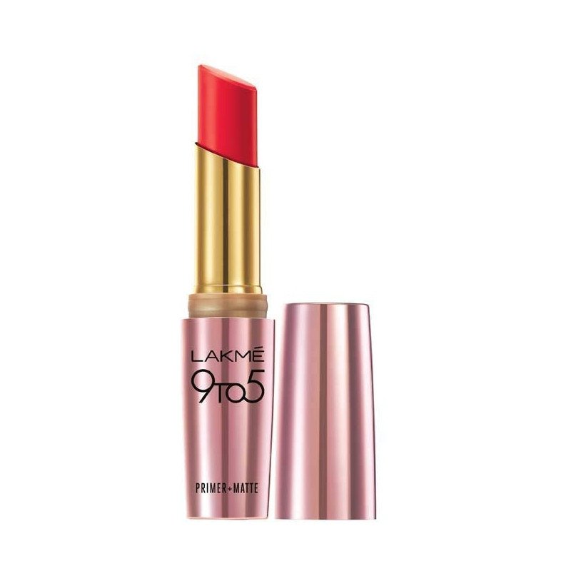 Lakmé  9 to 5 Primer Matte Lip Color - Crimson Cue